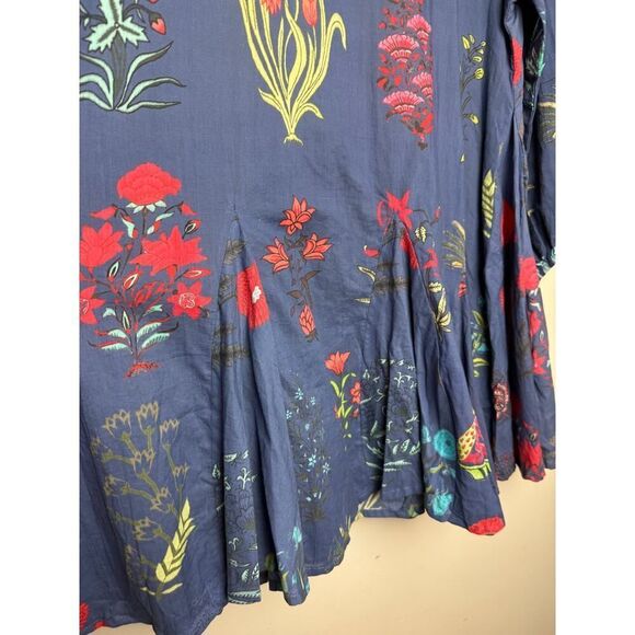 Mulberry & King Willa Navy Floral Mini Dress NWT Sz. M - Picture 3 of 5